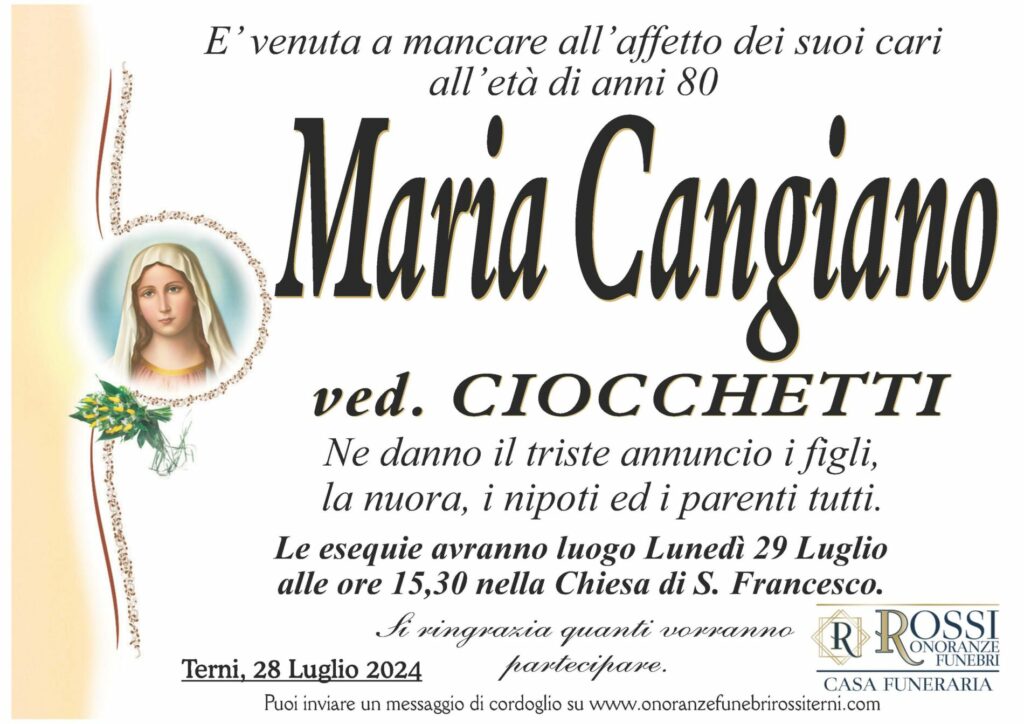 funerale-maria-cangiano-terni