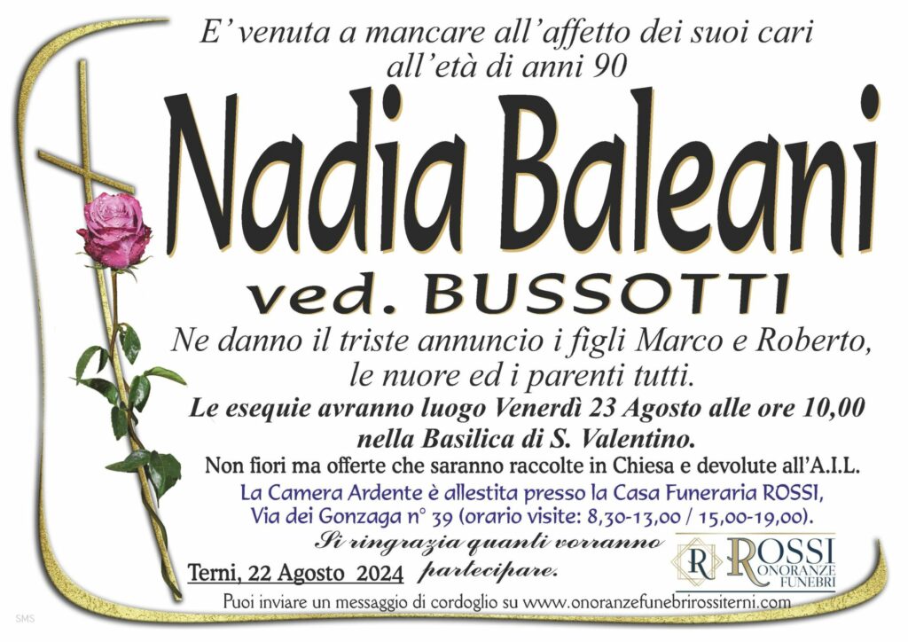 funerale-nadia-baleani-terni