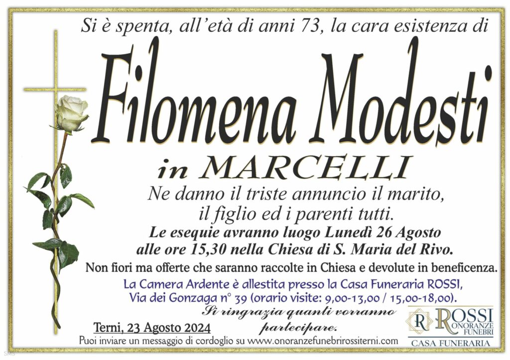 funerale-filomena-modesti-terni