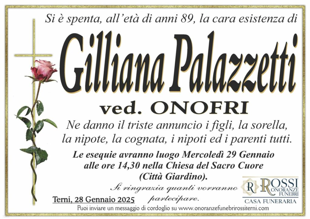 funerale-gilliana-palazzetti-terni