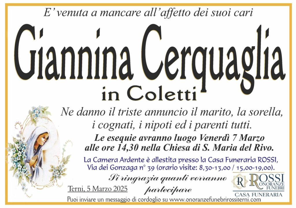 funerale-giannina-cerquaglia-terni